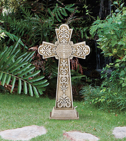 Saint Benedict Garden Cross Large 24 Inch