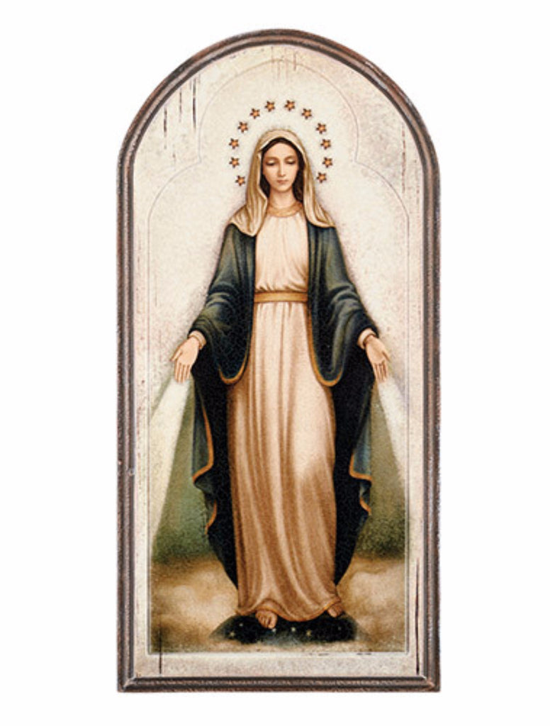 Our lady of grace arched wall icon large size