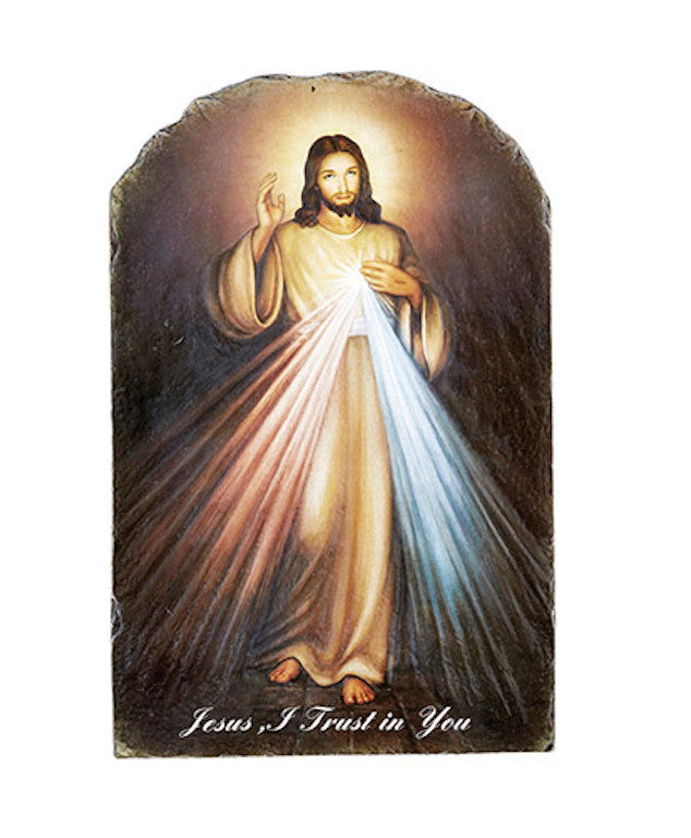 Divine Mercy of Jesus Icon Tile