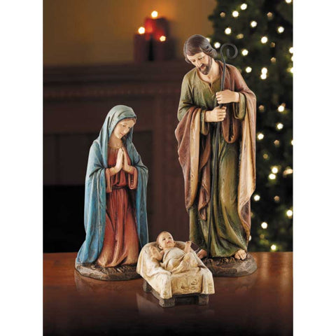 Holy Family Nativity Scene 3 Piece set