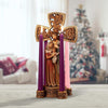 Holy Family Scene Advent Candle Holder