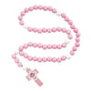 Pink Wood Baby Rosary - My First Rosary