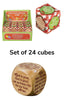 Set of 24 Mealtime Prayer Cubes Group gift 