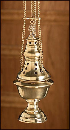 Brass Hanging Sanctuary Cencer With Chain
