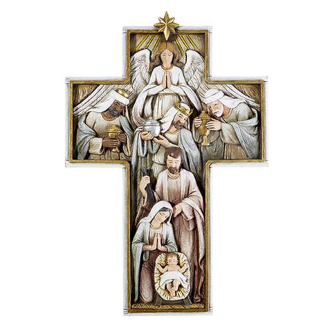 Nativity Christmas Wall Cross