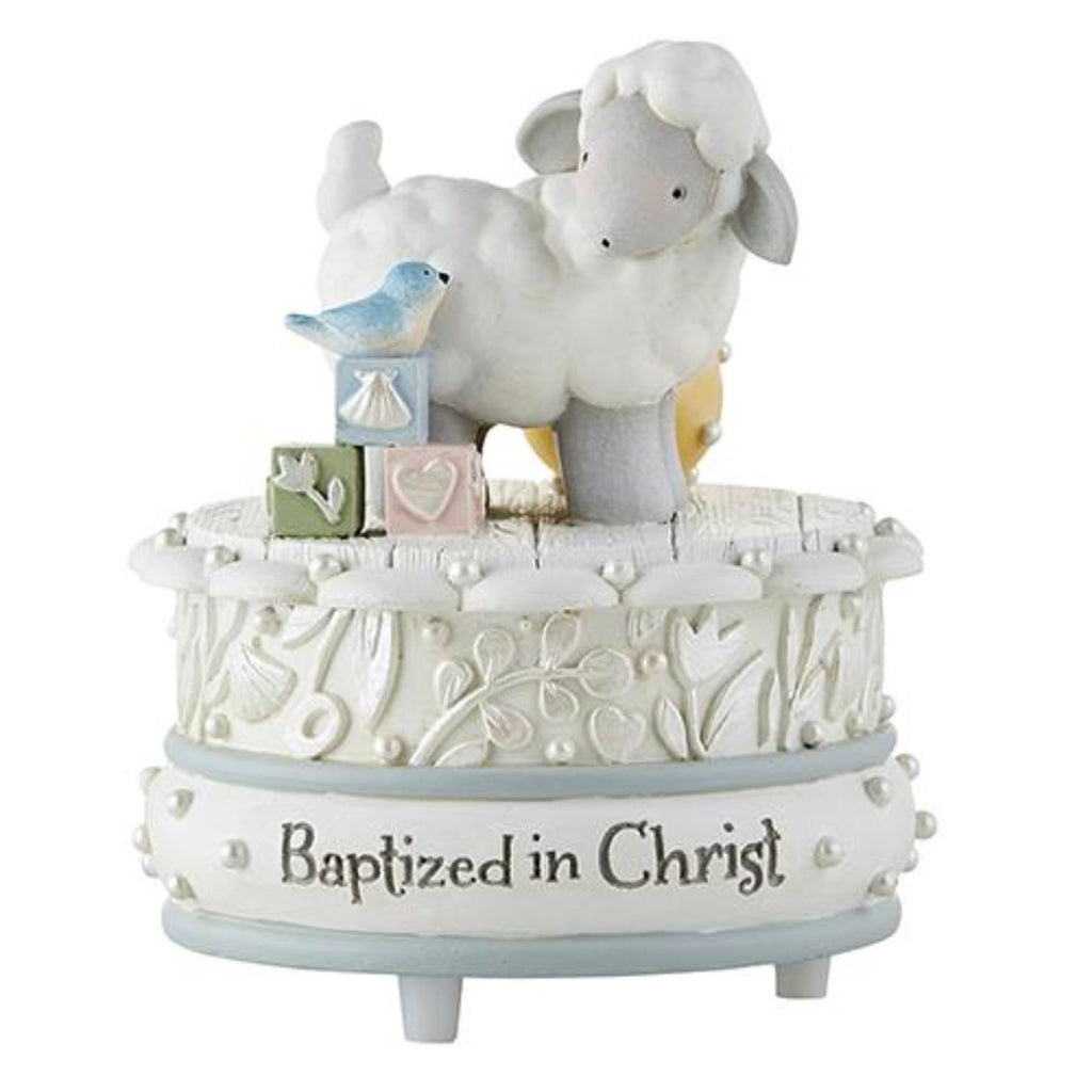 Baptism lamb musical figure