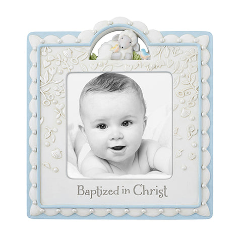 Baptized In Christ Little Boys Photo Frame