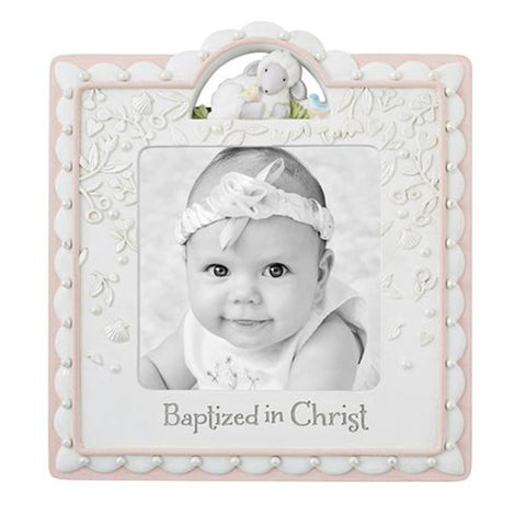 Baptized In Christ Little Girls Photo Frame