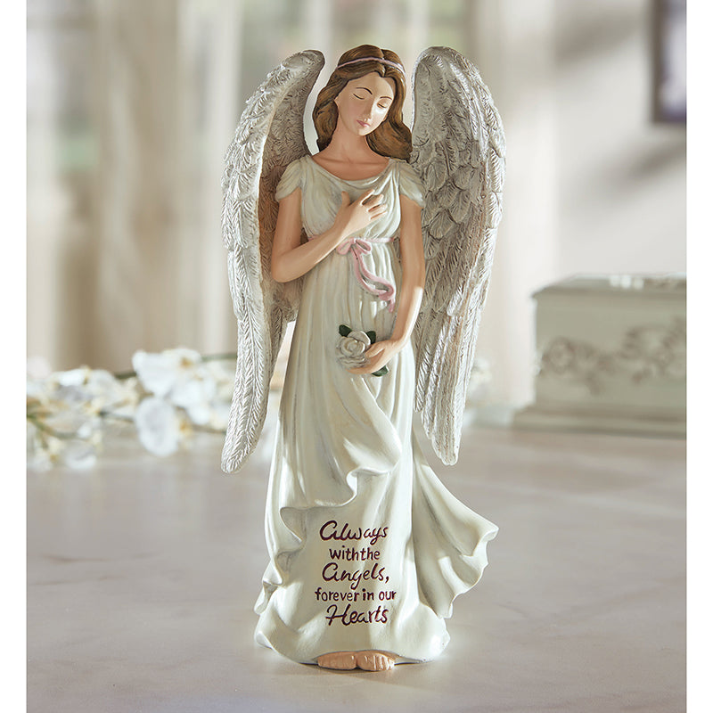 Memorial Angel Figure Always With The Angels Forever In Our Hearts