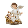 Christmas Angel Two Piece Nativity Angel Advent Candle Holder