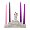 Angel Advent Candle holder Hope Peace Love Joy
