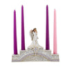 Angel Advent Candle holder Hope Peace Love Joy