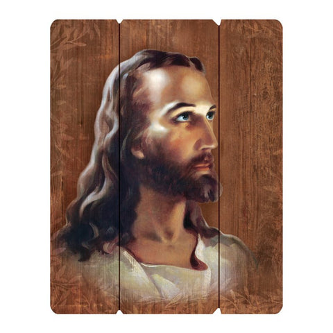 Head of Jesus Wooden Wall Plaque