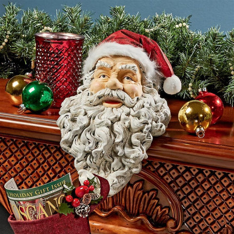Santa Claus Ho Ho Ho Christmas Stocking Holder
