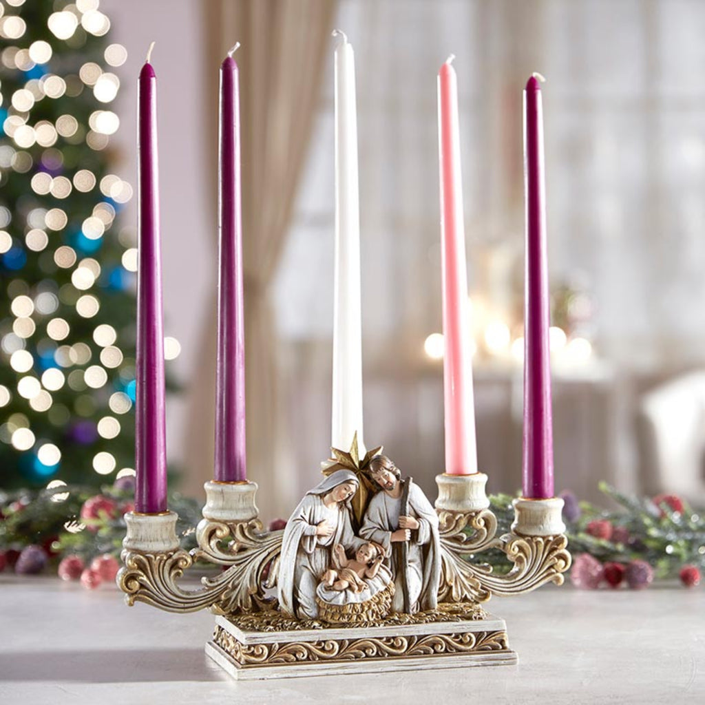 Nativity Candle Holder Christmas Decor