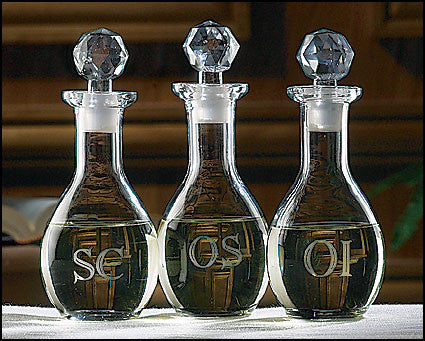Etched Ambry Set For Church Altar