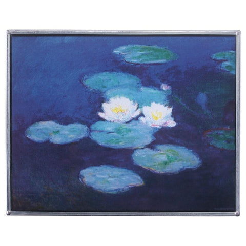 The Water Lillies Glass Art of 1889  Monet