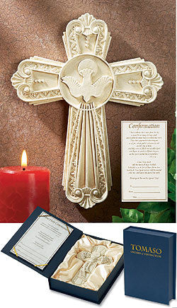Jesus Holy Spirit Dove Confirmation Gift Wall Cross
