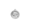 Saint Benedict Sterling Silver Medal On Chain
