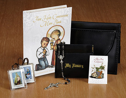 M I Hummel Boy First Communion Set