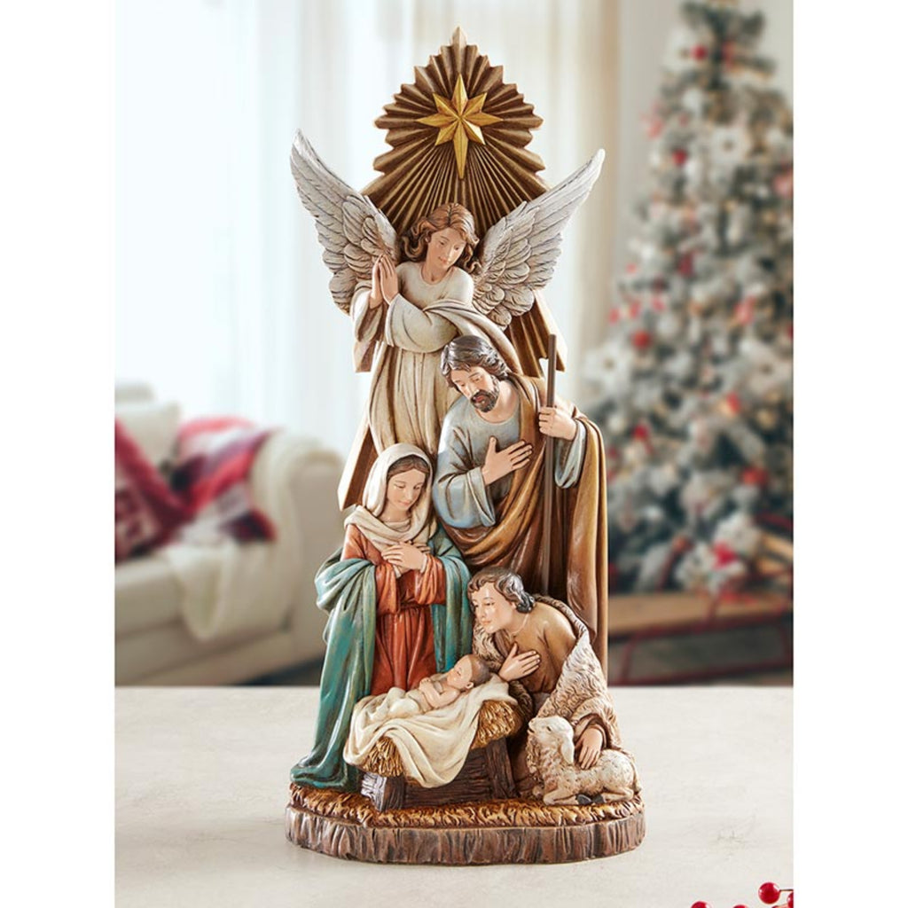 Shepherd's Nativity Christmas Statue