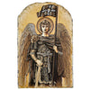 Saint Michael Arched Tile Plaque with Stand 