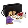 Portable Mass Kit With Chalice  Paten and Red Votive Candles