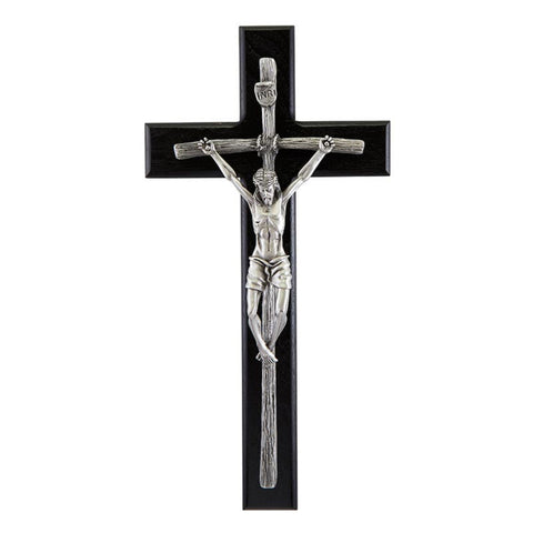 Black Papal Wall Crucifix