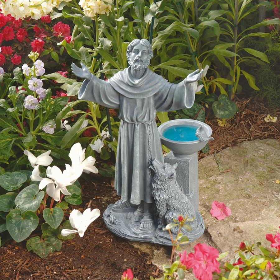 Saint Francis Wolf Garden Blessing Figure