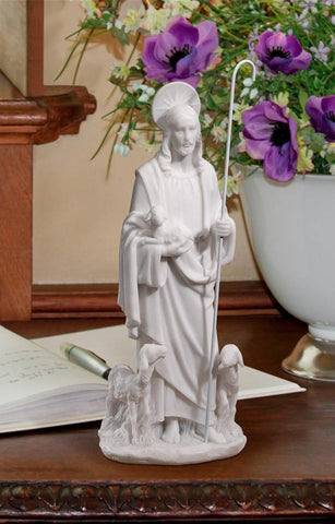 Jesus The Good Shepherd Statue