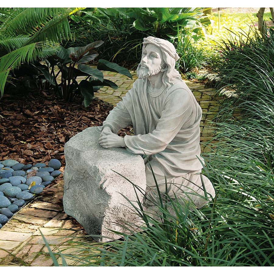 Jesus In The Garden Of Gethsemane Praying Statue