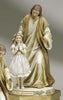 First Communion Little Girl With Jesus Figure