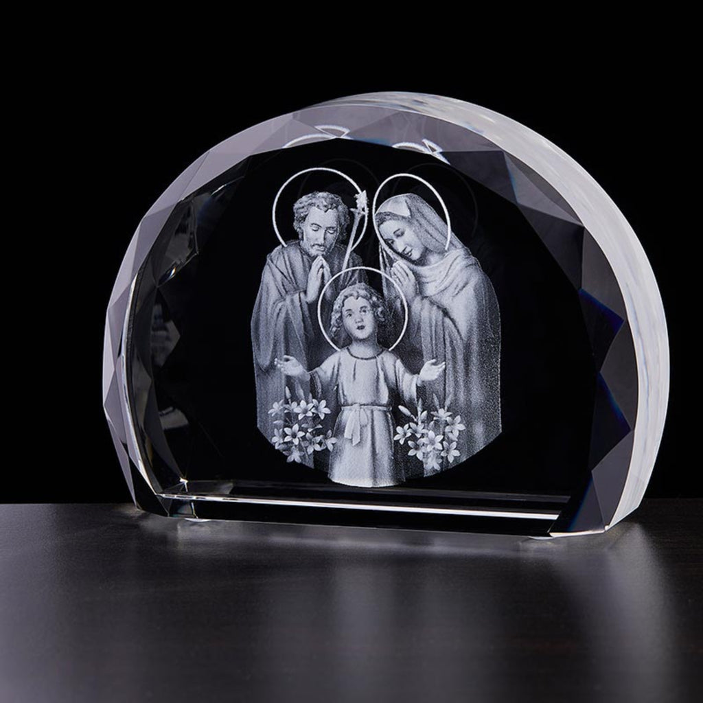 Holy Family Large Sized Etched Glass