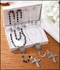 Wedding Crystal Rosary Gift Set for Bride and Groom
