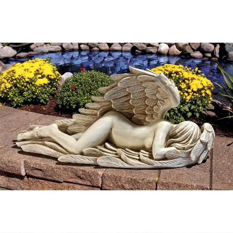 Divine Heartbreak Angel Statue: Medium by artist Evelyn Myers Hartley 