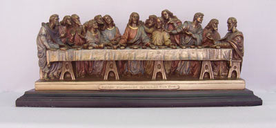 The Last Supper Statue Hand Painted  Veronese Collection