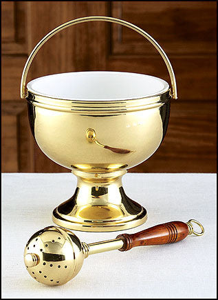 Gold Water Pot With Sprinkler Set For Church