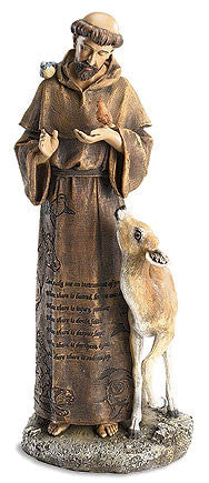 Saint Francis the Animal lover Prayer Statue - Figures of Faith