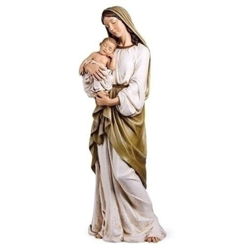 Madonna And Child Large Catholic Statue 37" Tall