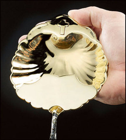 Baptism Blessing Shell With Cross