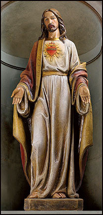 Sacred Heart of Jesus  Basilica Church statue   48" Tall
