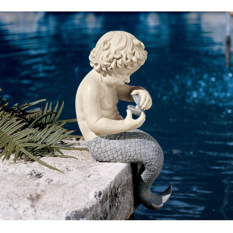 Oceans Little Angel Garden Statue