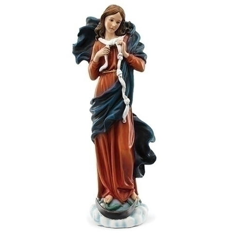 Our Lady Of Knots Statue  Catholic Virgin Mary Helps Us Over Come Sin