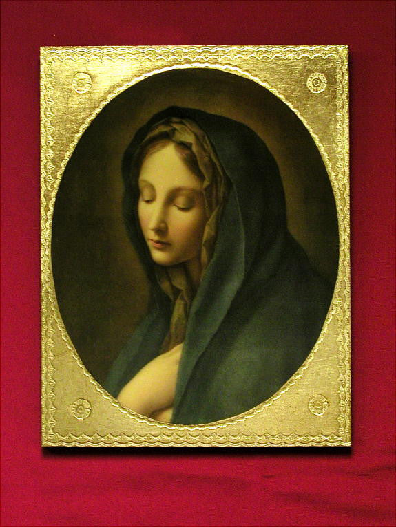 Our Lady Of Sorrows  Florentine Icon  By Carlos Dolci
