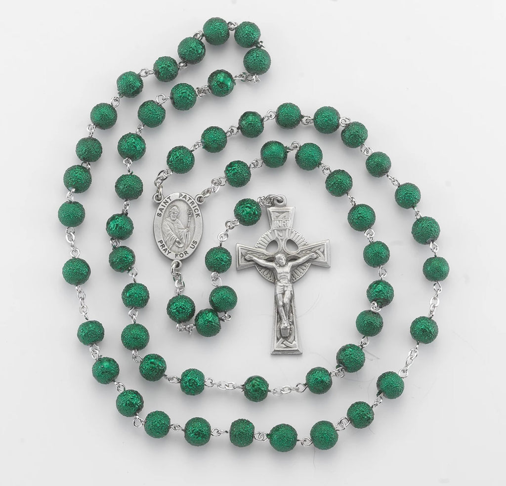 Irish Green Rosary New England Pewter Collection