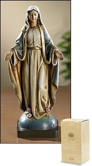 Madonna Our Lady of Grace With Stars Statue