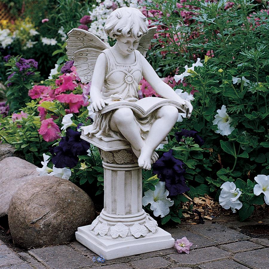 Reading Fairy Garden Statue