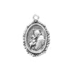Sterling Silver Saint Anothony Medal On chain