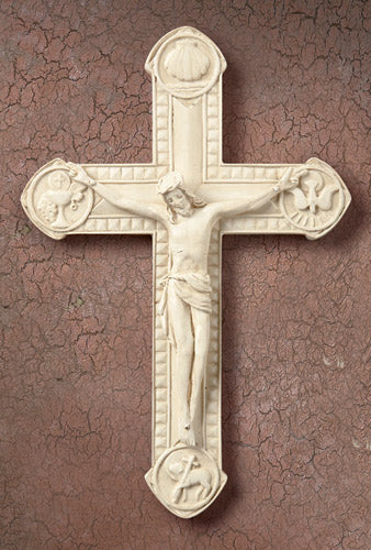 RCIA Jesus Crucifixion Gift Wall Cross Tomaso Cross in Box with Certificate