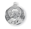 Sterling silver scapular medal on chain